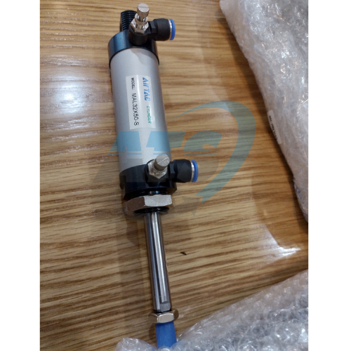 Xi lanh khí nén tròn mal 32x50 và van tiết lưu esl 801