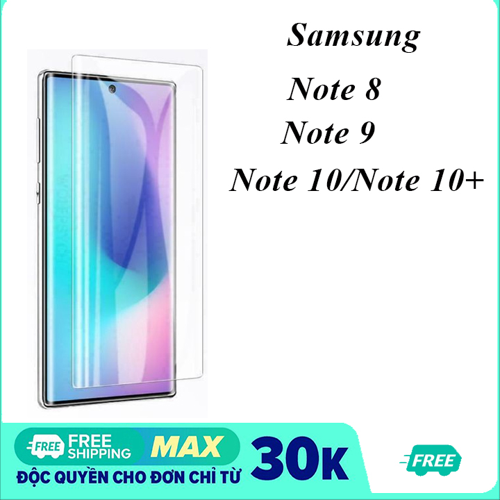 Kính cường lực samsung note 8 note 9 note 10 note 10+