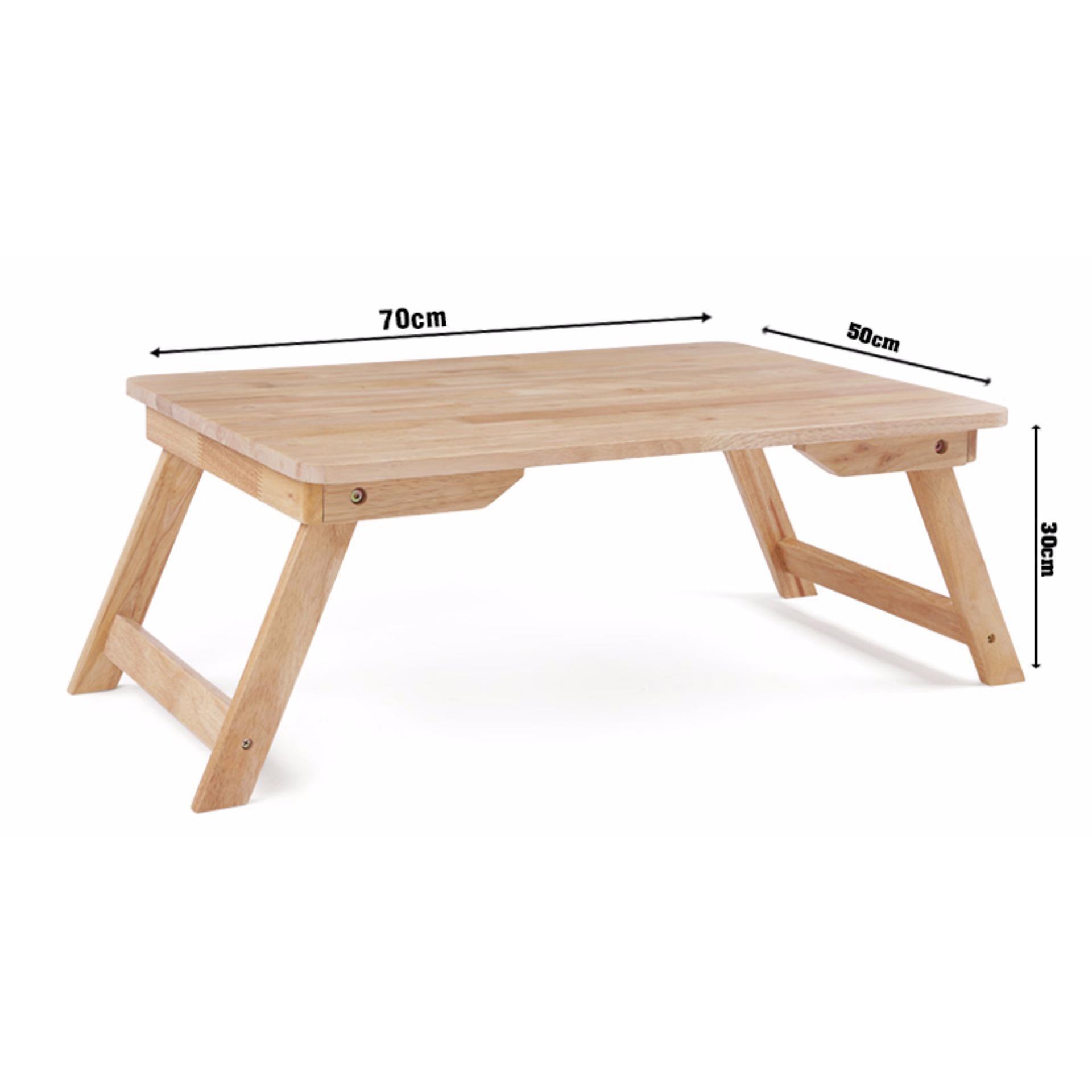 BÀN GỖ CHÂN THANG 50X70CM CHÂN XẾP GỌN