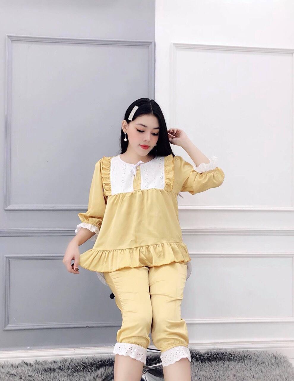 Sét bộ mặc nhà phi lụa -QH