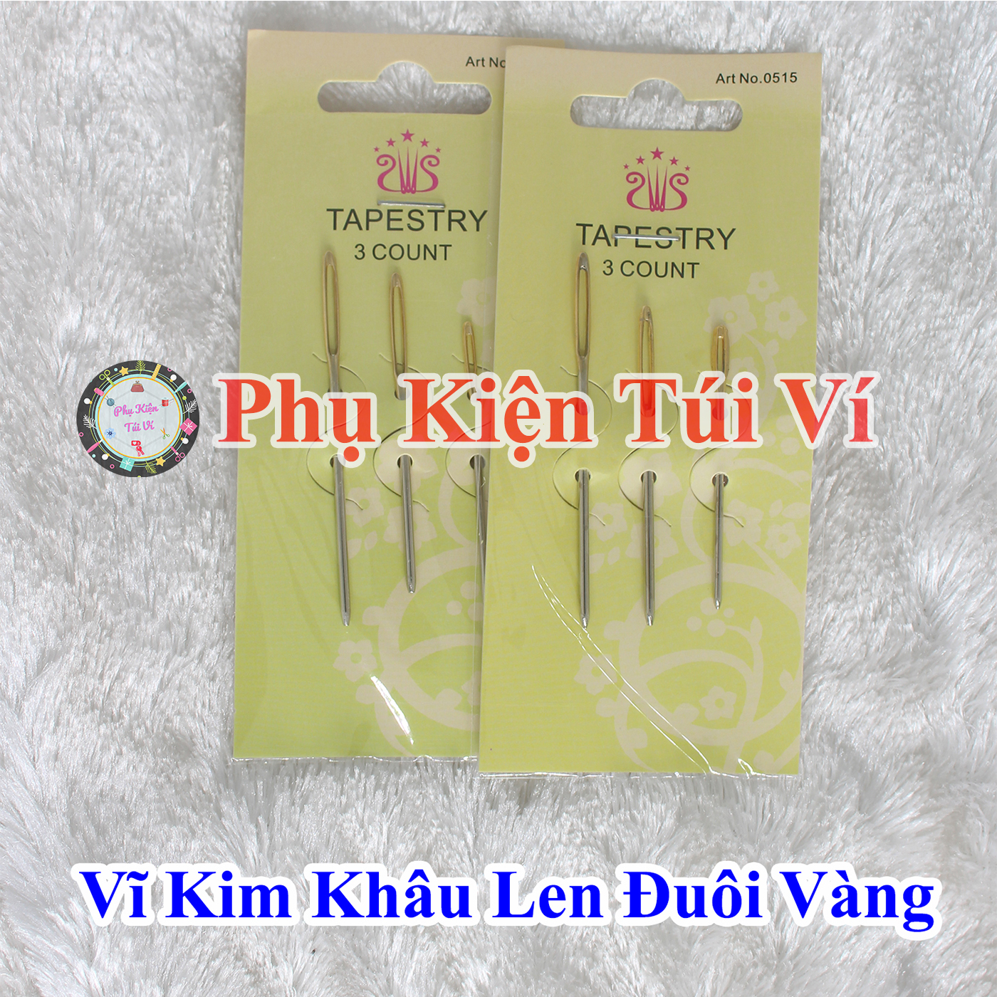 Golden-Tailed Wool Sewing Needle