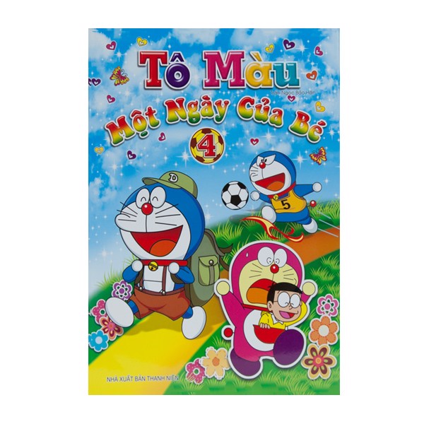 Sách - tô màu - một ngày của bé - tập 4 - 8935072898793