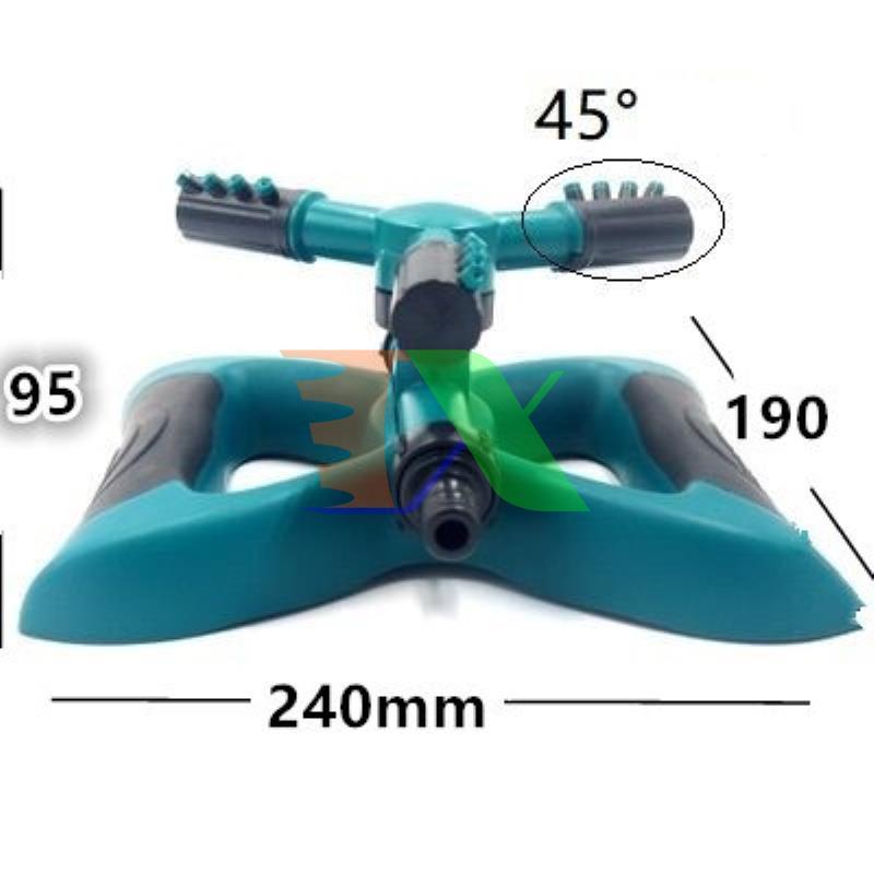 Nozzle watering plants automatic 3 wing rotatable 360 ° t3c-cb, stand the butterfly wings, watering grass, vegetables, flowers, water cooling roof, curing concrete