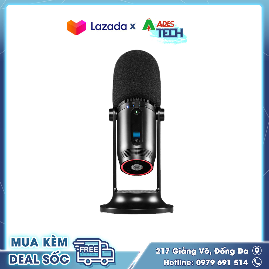 [HÀNG CHÍNH HÃNG] Microphone Thronmax M2 Pro Mdrill One Pro Jet Black 96khz M2PB - Tốc Độ Bit 24 - Bảo Hành 12 Tháng