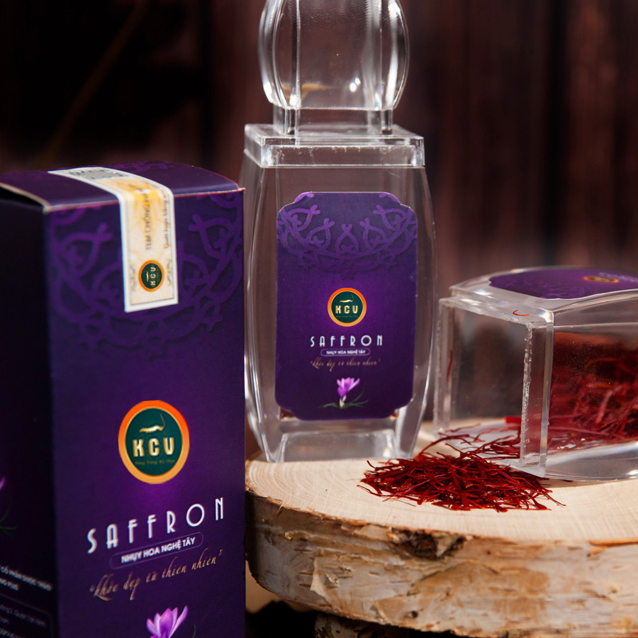 Saffron - Nhụy Hoa Nghệ Tây KCV (1g/Hộp)