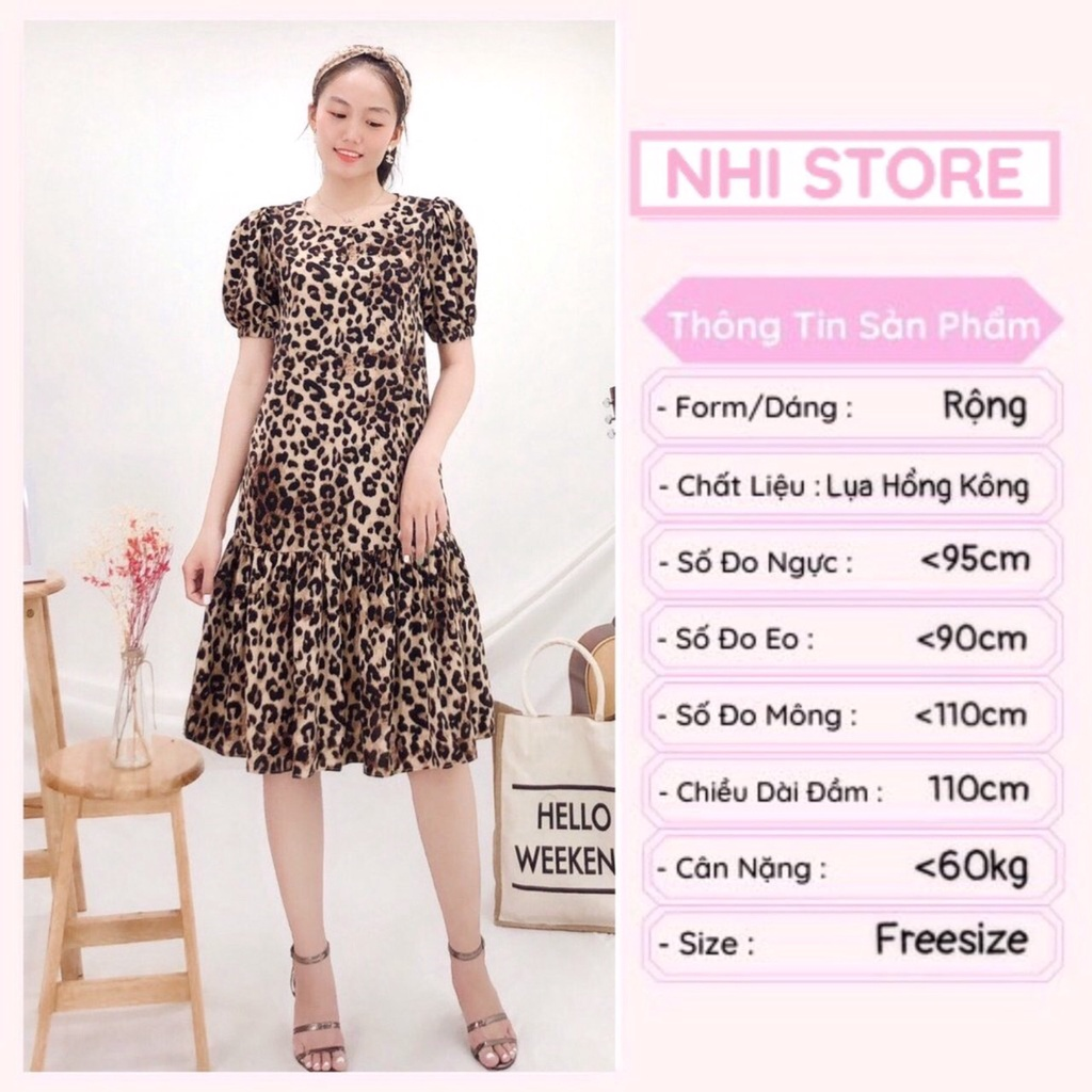 [ FreeShip ] [HCM]ĐẦM  SUÔNG LỤA THÁI HOA VINTAGE  FREESIZE DƯỚI 60KG