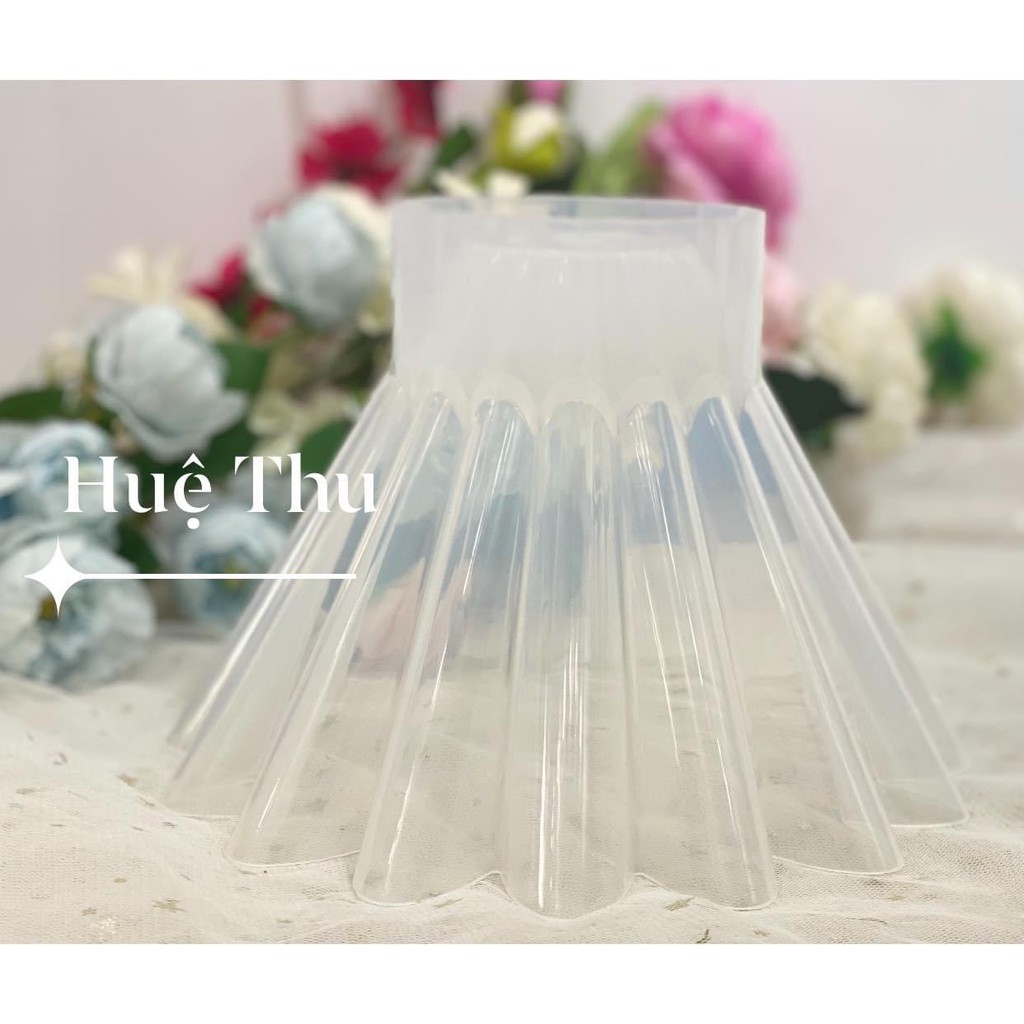 Khuôn tạo hình chân váy Búp Bê / Bó Hoa đổ bánh rau câu 3D, 4D