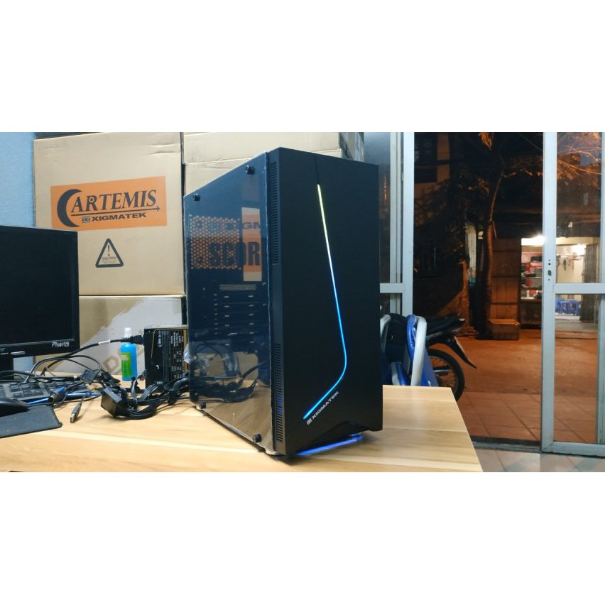 CASE XIGMATEK EROS (EN43361) - RGB STRIP, GAMING ATX