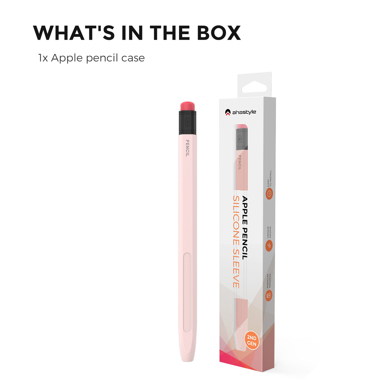 Ốp Case dành cho Apple Pencil 2/ Pencil Pro Hình Bút Chì