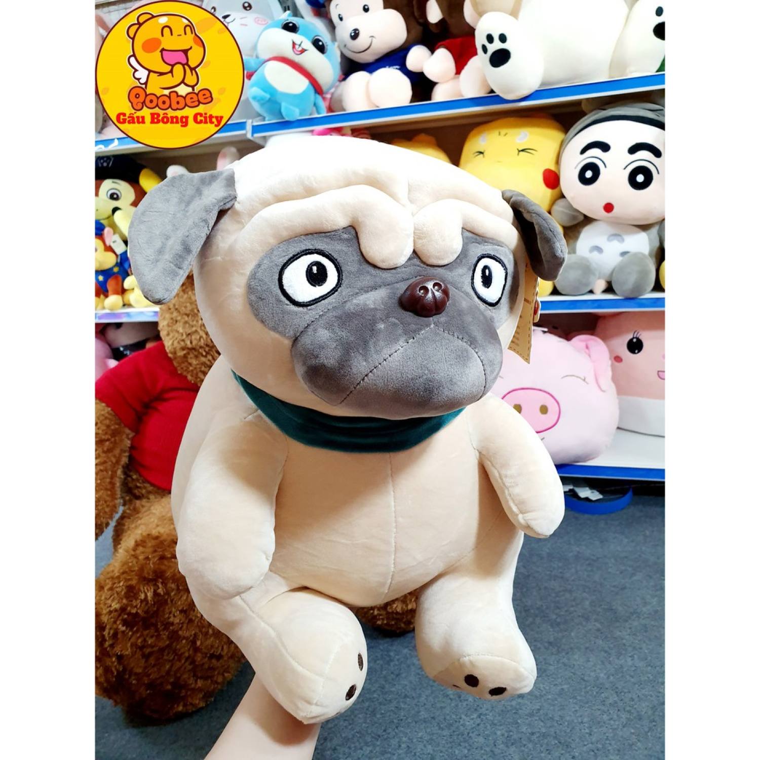 Chó Bông Mặt xệ Pug gấᴜ Bông cao cấp đủ size