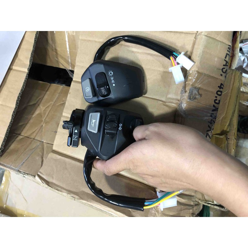 Cùm công tắc xe máy sirius exciter nouvo mio luvias