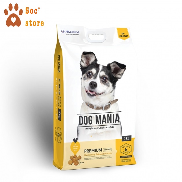 Dog mania premium - Thức ăn cho chó mọi lứa tuổi 5kg