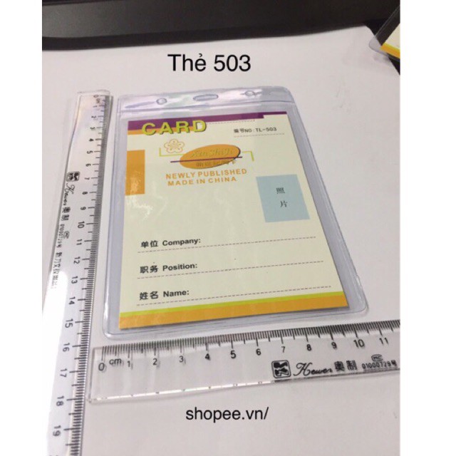 Thẻ nhà báo, sự kiện 10,5 * 16cm