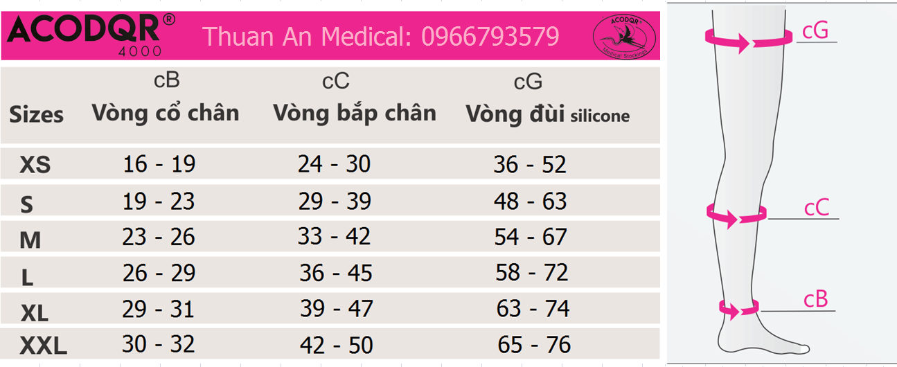 Vớ ngăn giãn tĩnh mạch gối