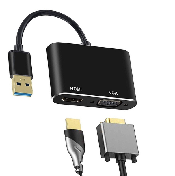 Cáp Chuyển Đổi USB 3.0 ra HDMI Và VGA-JL