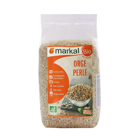 Hạt lúa mạch ngọctrai hữu cơ - Hạt ý dĩ hữu cơ (Markal Pearl Barley Cereals) - 500gr