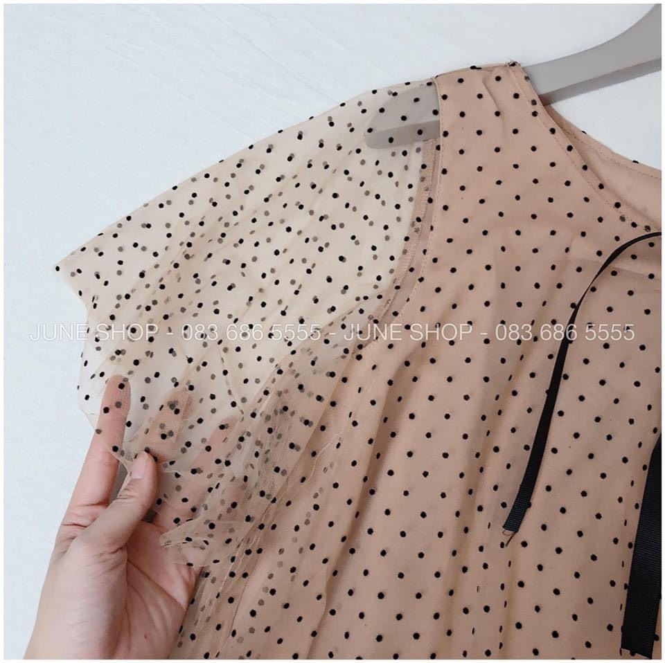 đầm bầu, váy bầu voan xinh xắn ( ảnh thật)