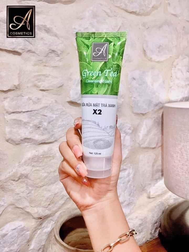 SỮA RỬA MẶT TRÀ XANH X2 A COSMETICS