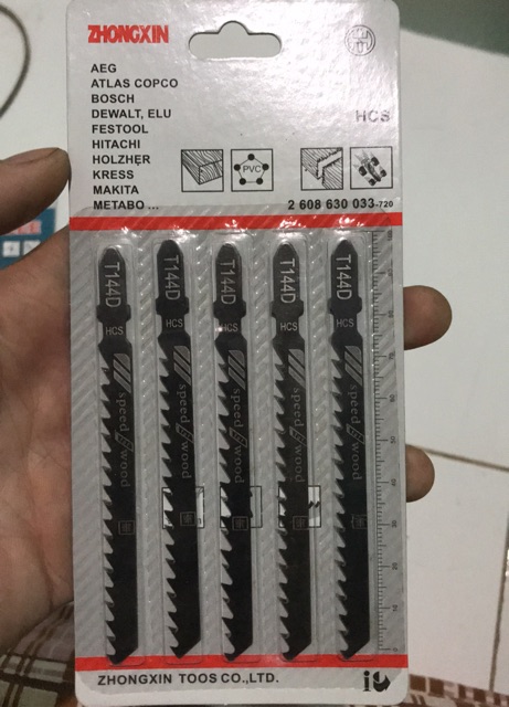 Lưỡi cưa lọng gỗ-sắt 1 vĩ 5 lưỡi