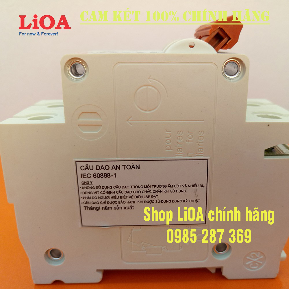 Cầu dao tự động (APTOMAT) LiOA  loại 2 cực. Át LiOA
