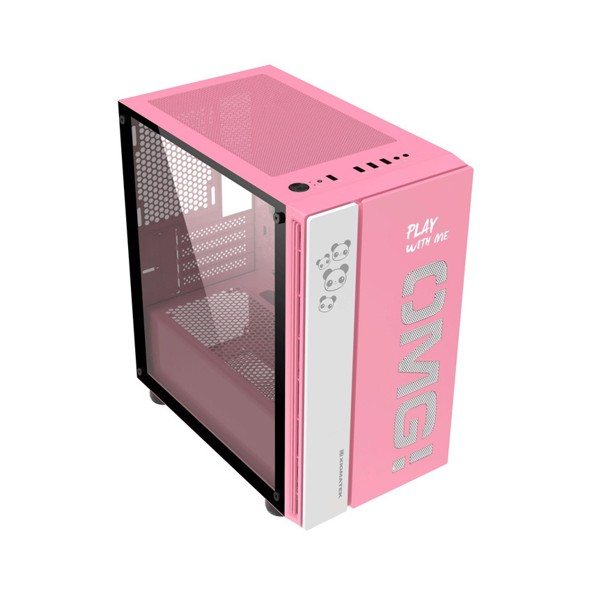 Vỏ case Xigmatek OMG QUEEN (Mini Tower/Màu Hồng)