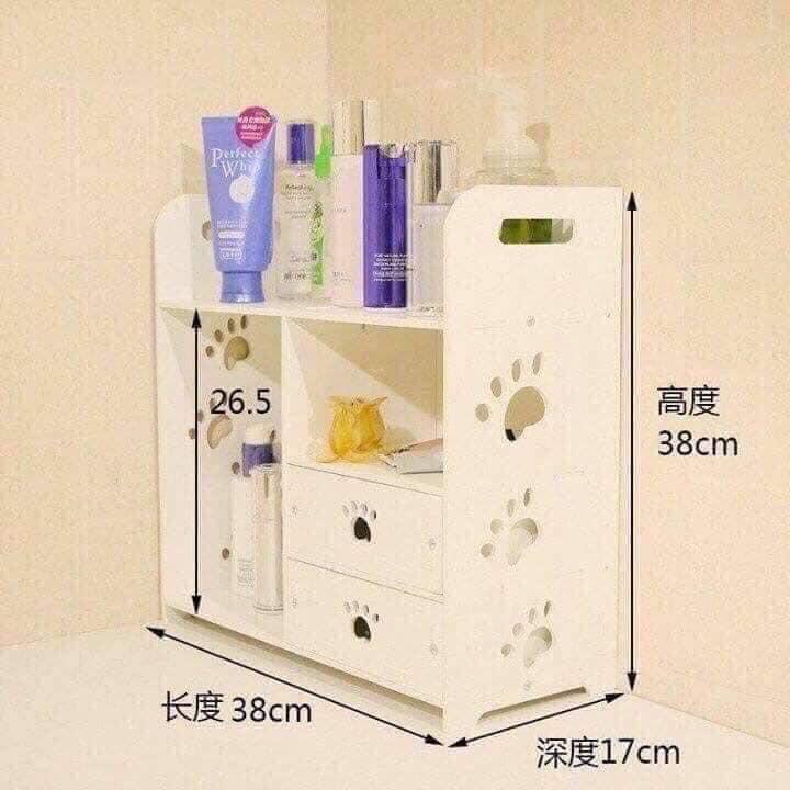 Kệ đồ mỹ phẩm chân chó