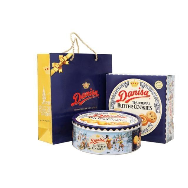 Bánh quy bơ Danisa hộp thiếc 3size (454g ,681g ,908g)
