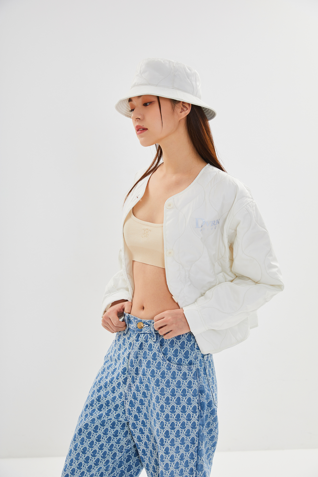 DVRK - Nón tai bèo in logo DVRK-DVRK-21SS