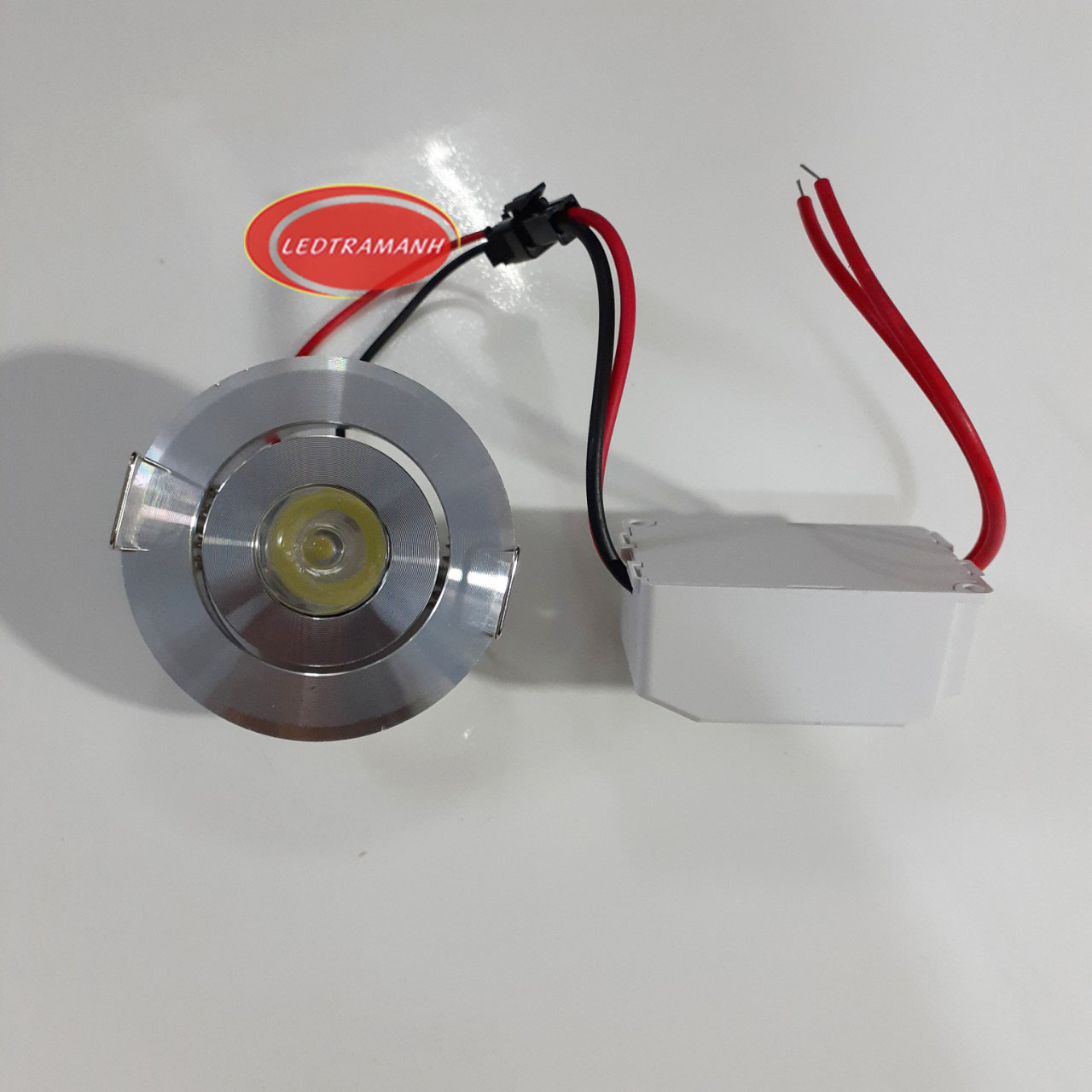 Đèn led âm trần mắt ếch 1w khoét lỗ 45mm