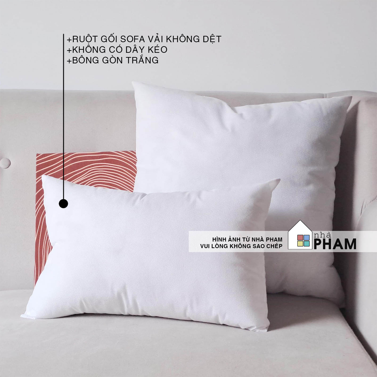 RUỘT GỐI SOFA NHÀ PHAM