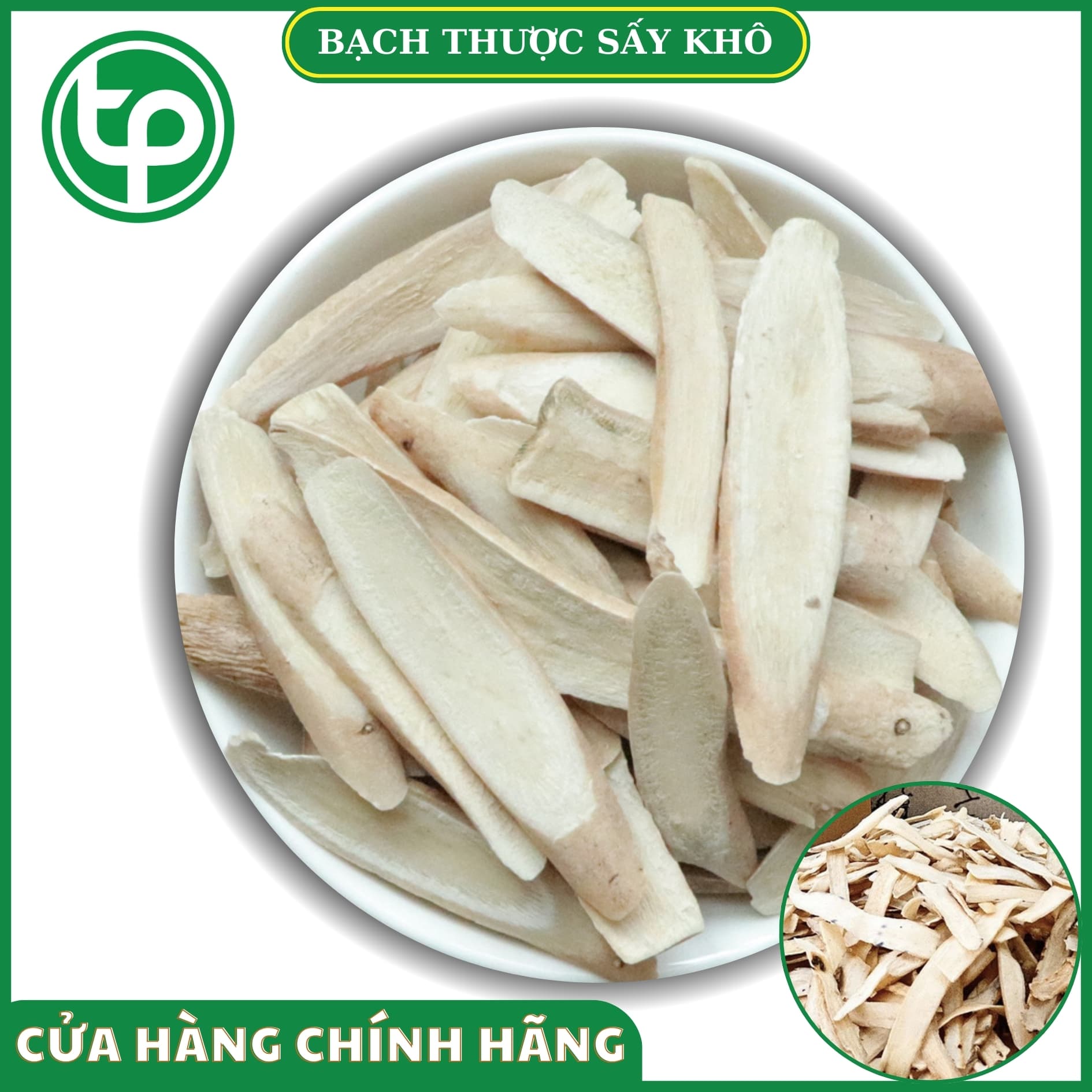 Bạch thược sấy khô 100g - tấn phát