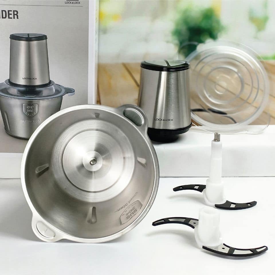 Máy xay thịt bằng thép không gỉ cực chất  Lock&Lock  EJM172 dung tích 2000ml