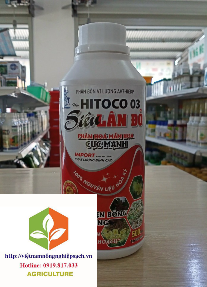 Hitoco siêu lân đỏ – phân hóa mầm hoa cực mạnh
