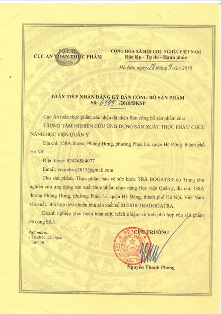 Trà thảo dược Bogatra