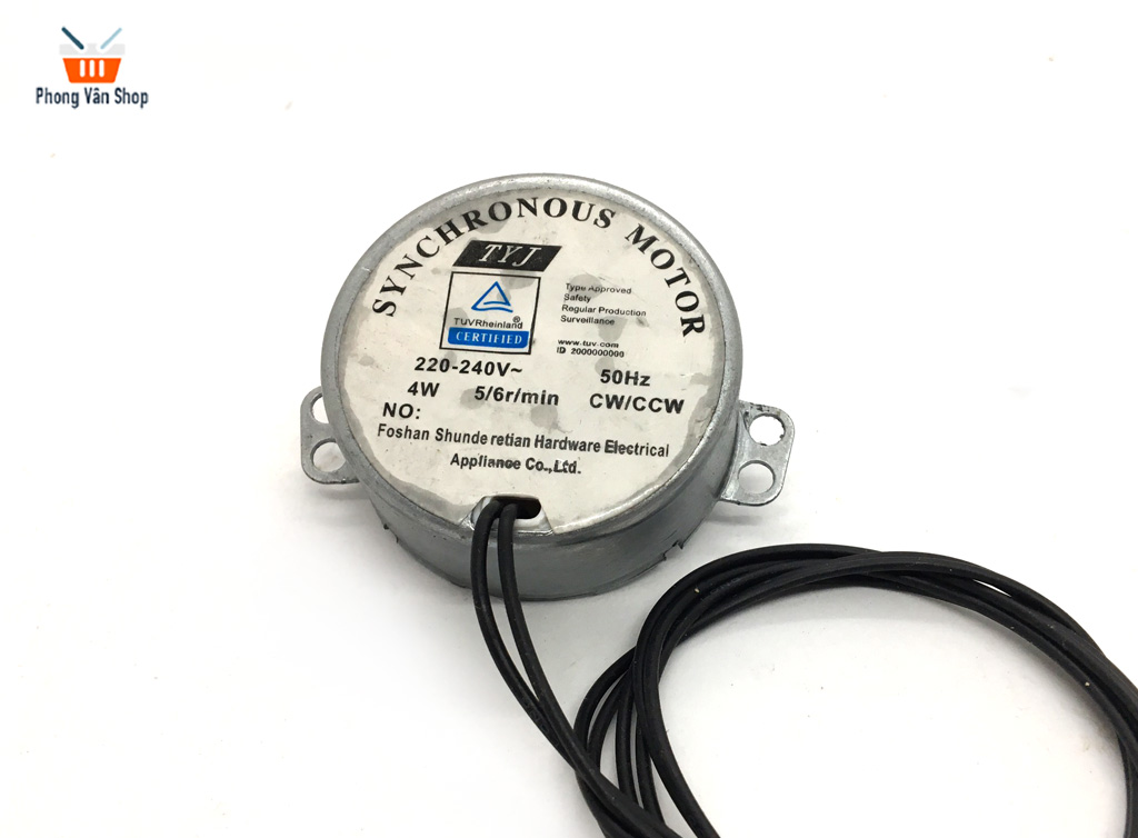 Motor túp năng quạt 220v 2.5rpm 5-6rpm 30rpm - tự động đảo chiều - Tuốc năng quạt