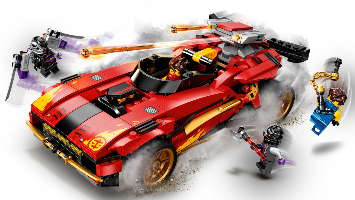 [HAPPY BRICKS] LEGO  NINJAGO - 71737 - SIÊU XE CHIẾN ĐẤU CỦA KAI - X-1 NINJA CHARGER