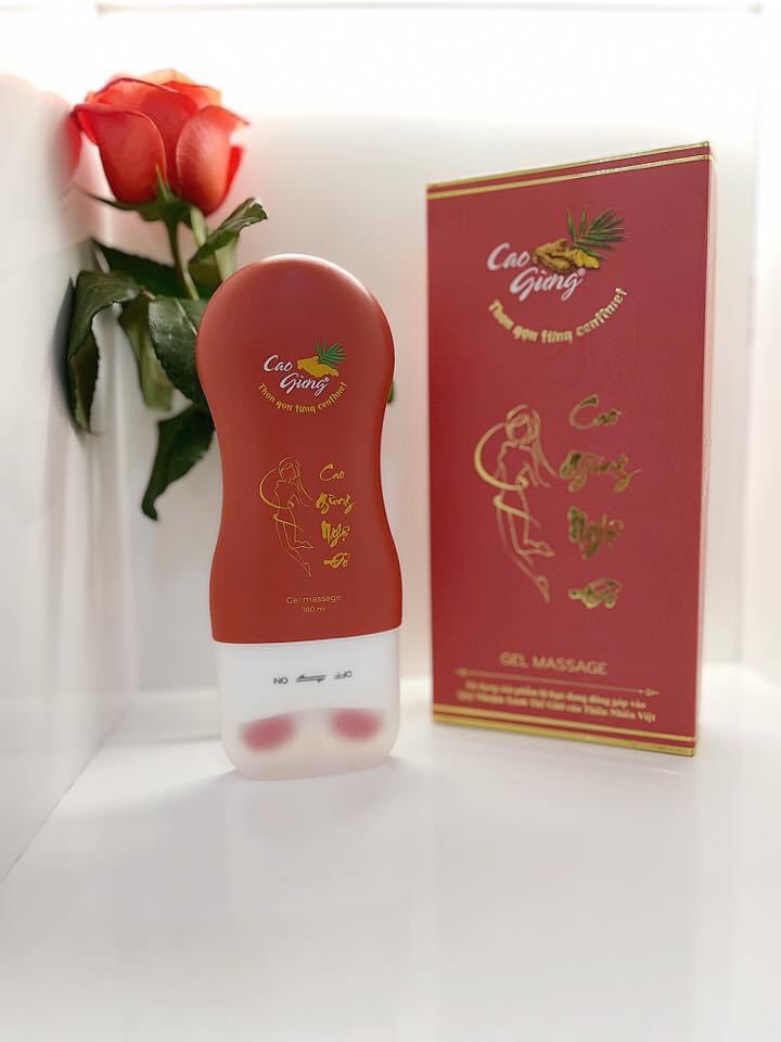 Thanh Lăn Cao Gừng Nghệ Đỏ Tan Mỡ Thừa (180ml)