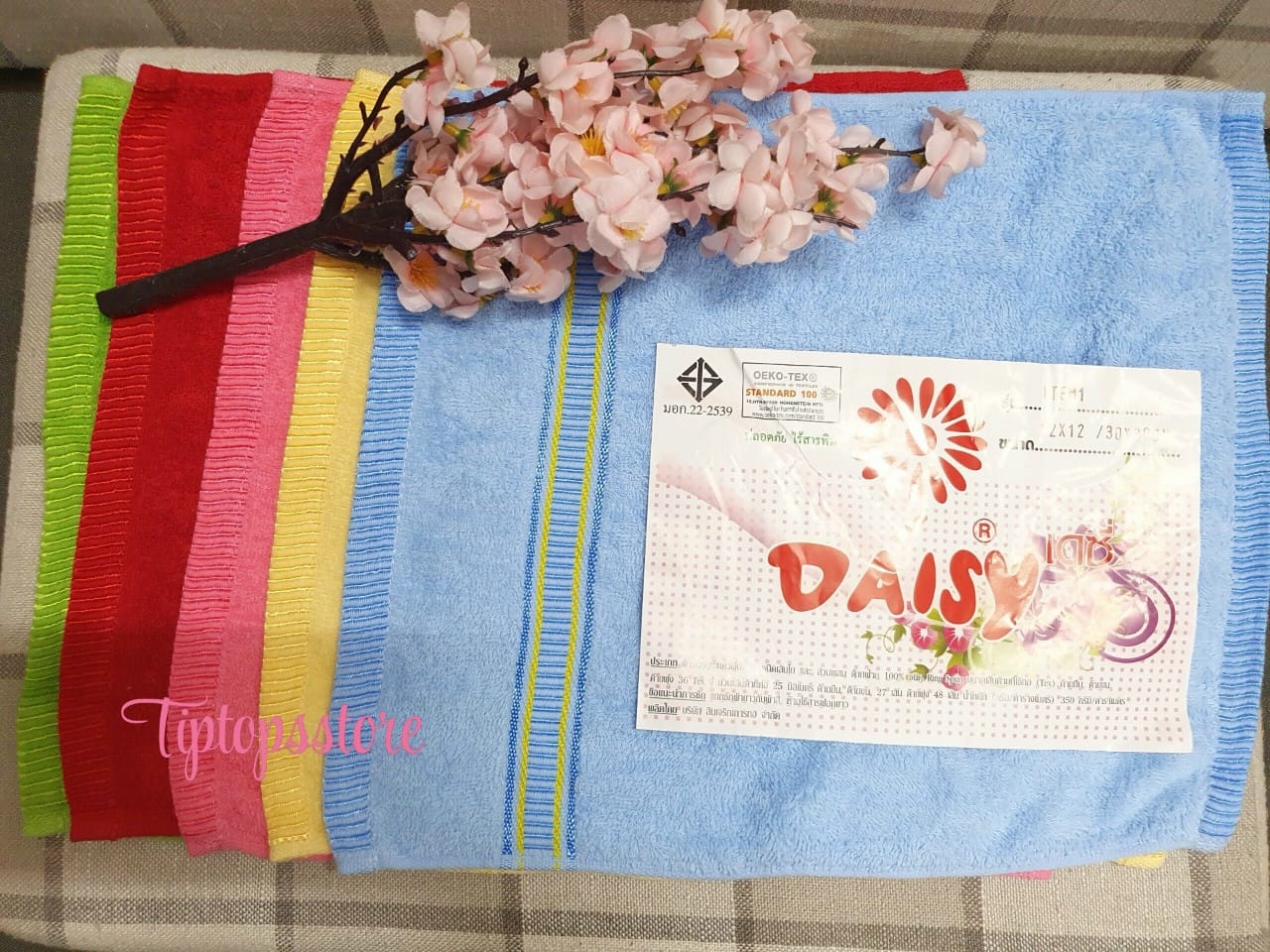 Khăn mặt daisy thái lan