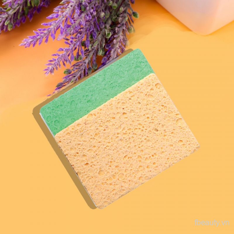 Bông nở rửa mặt VACOSI CLEANSING SPONGE - BN01 (set 2 miếng)   - Pegastore