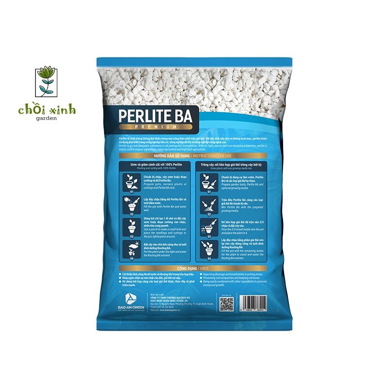 Đá Perlite BA túi 10DM3