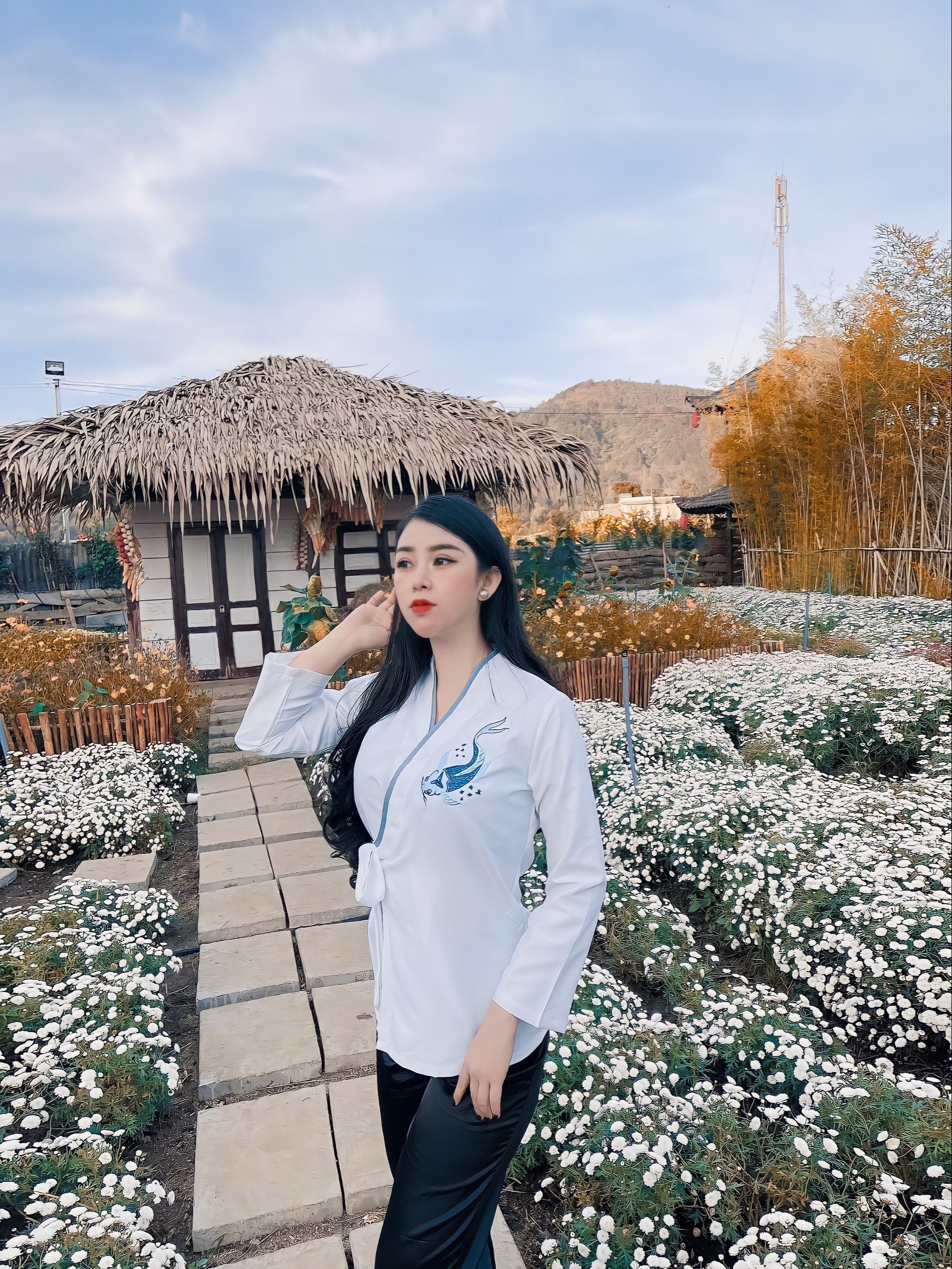 [HCM]SET ĐỒ LAM ĐI CHÙA PHỐI HỌA TIẾT CAO CẤP