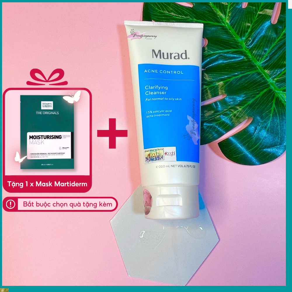 [HÀNG CÔNG TY] Sữa Rửa Mặt Ngừa và Giảm Mụn Murad Clarifying Cleanser Acne (200ml)