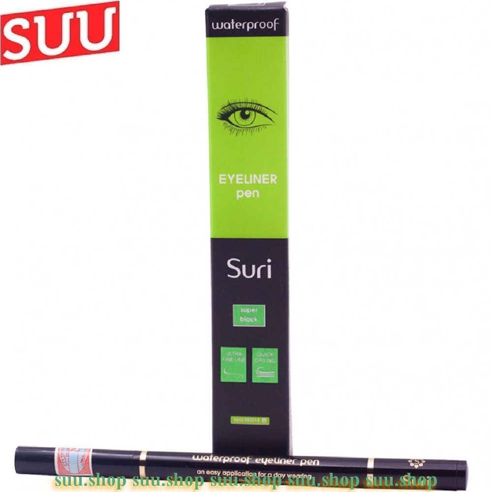 Kẻ Mắt Nước Suri Siêu Mảnh Waterproof Eyeliner Pen E233