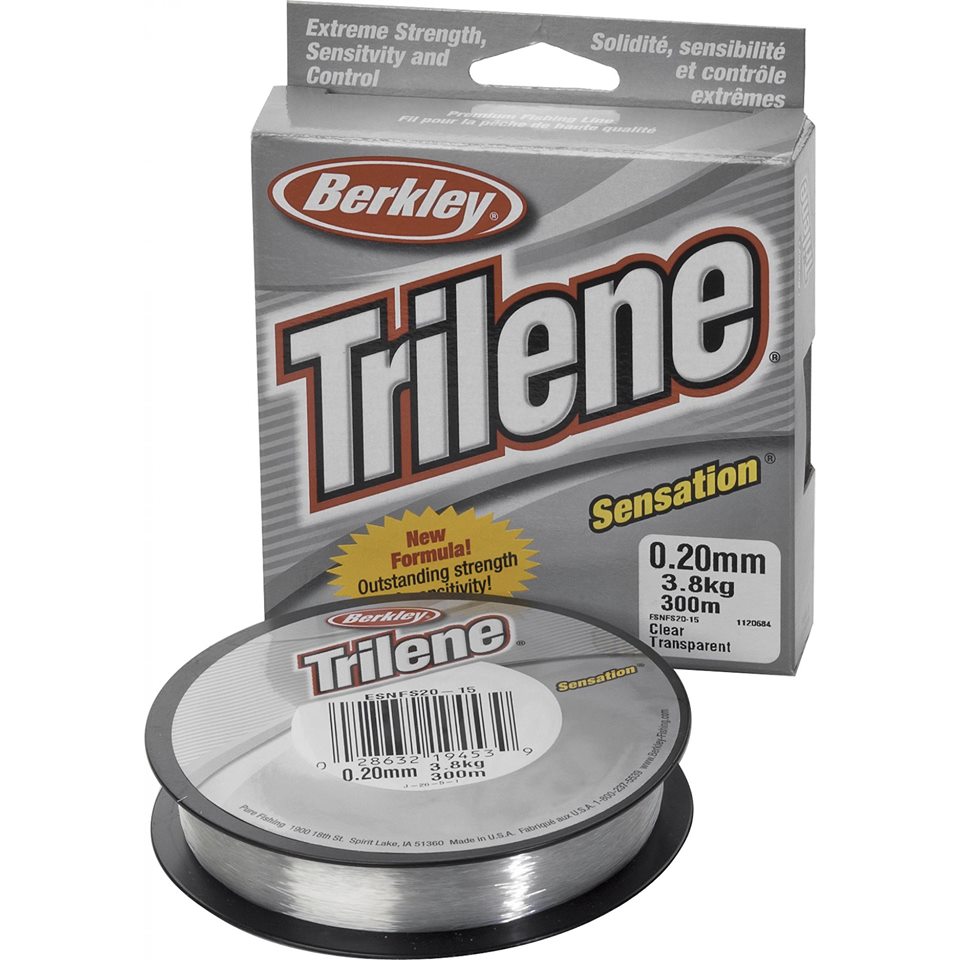 [Hàng tặng không bán][GIFT] Cước câu cá Berkley Trilene Sensation 330yd4lb/ 6lb (Trắng)