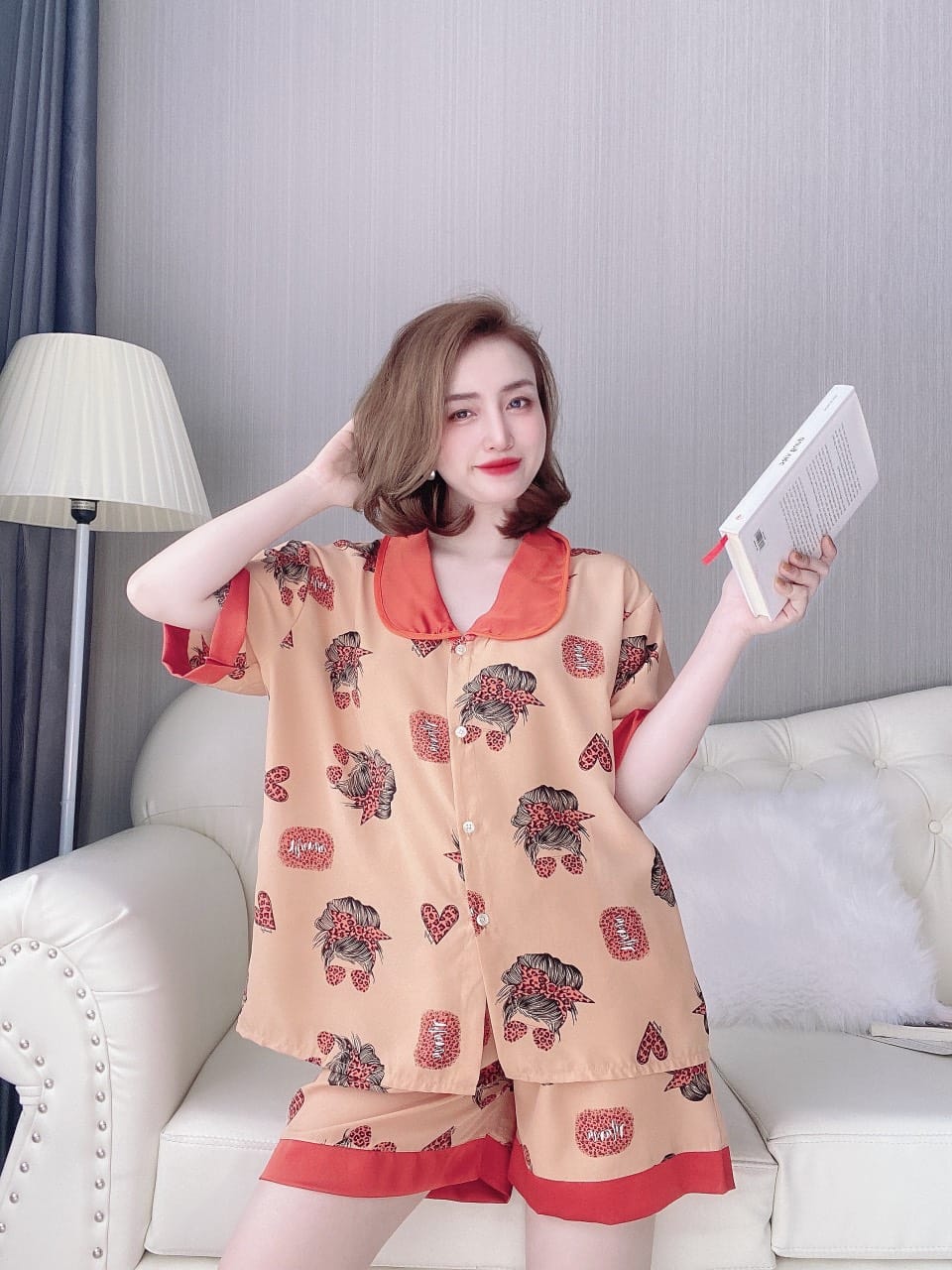 [HCM]Set Lụa 100D Cao Cấp ( dưới 70kg) - Mẫu Mặc Ảnh Thật