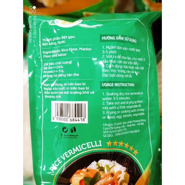 BÚN GẠO KHÔ - 500G
