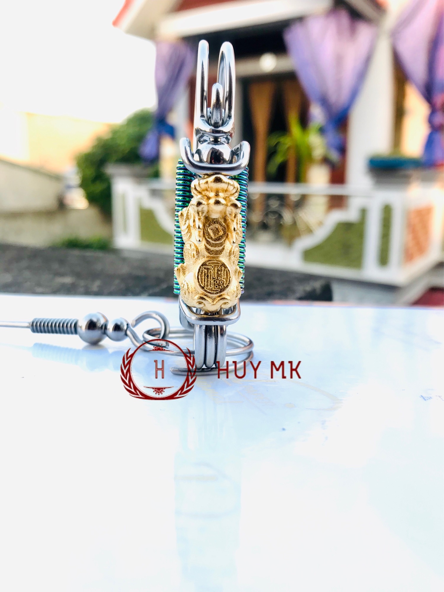 Móc khoá thủ công tỳ hưu cao cấp