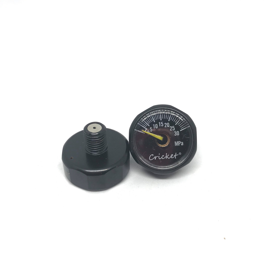 Cặp đồng hồ cricket chân 8 màu đen - 1 áp 40mpa - 1 xả 30mpa