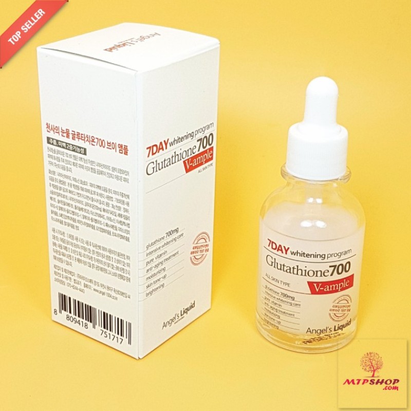 Tinh Chất Trắng Da Angels Liquid 7 Day Whitening Program Glutathione 700 V-Ample giá rẻ