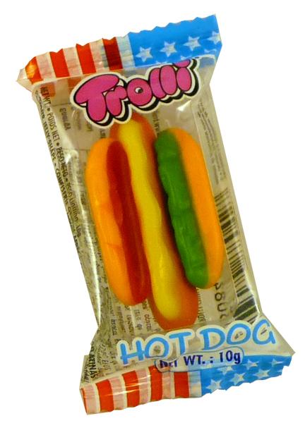 Kẹo Dẻo Trolli Hot Dog - 540g (60 viên)